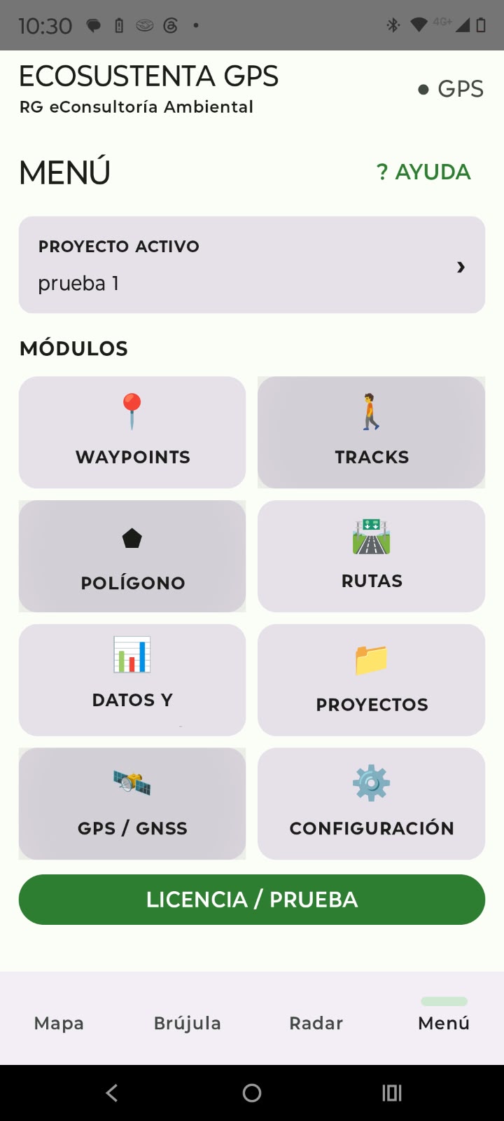 Tracks(recorridos)